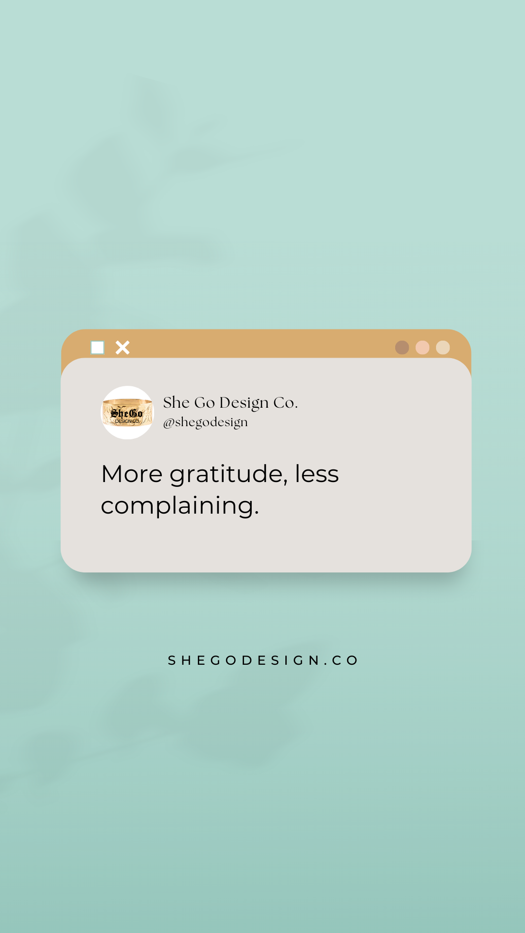 Starting your day with gratitude